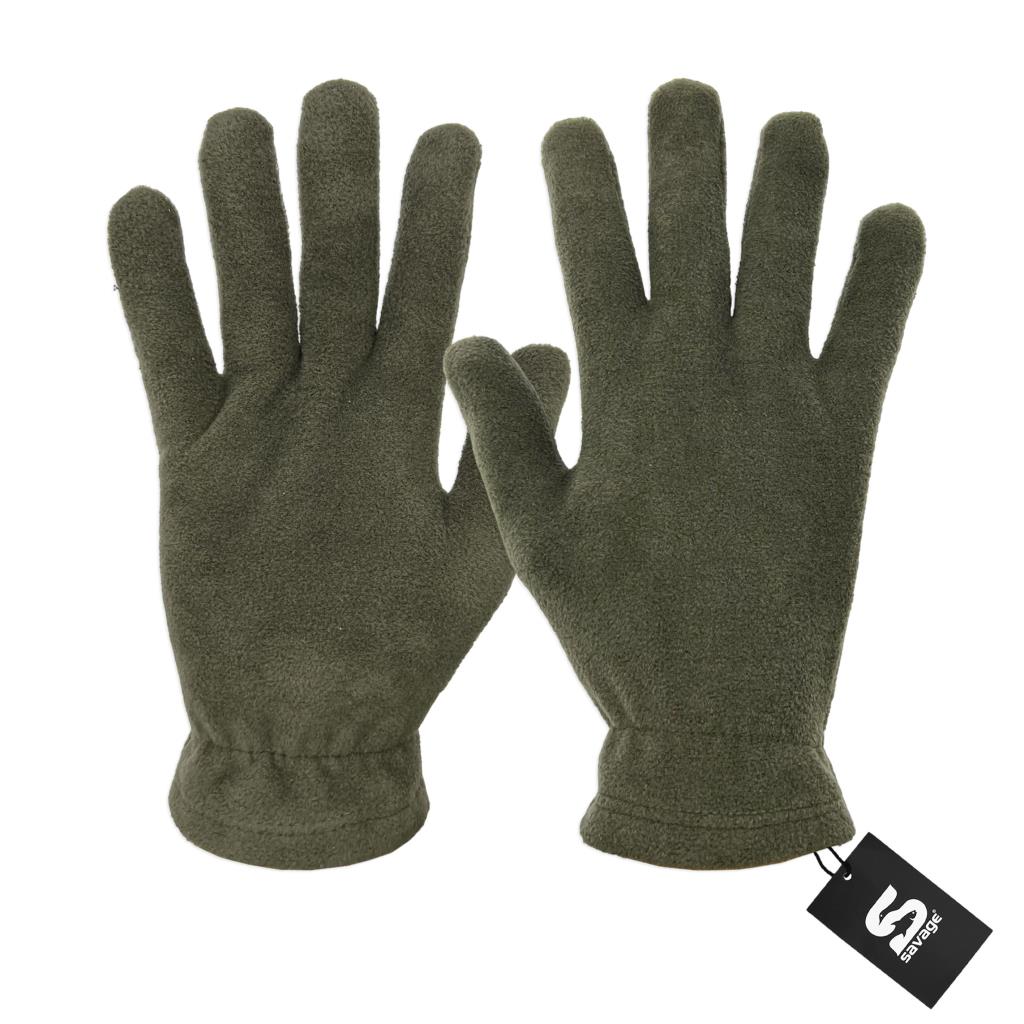 3'lü Kışlık Set Polar Bere, Eldiven, Boyunluk - Warm - Haki - (SBLN.008)