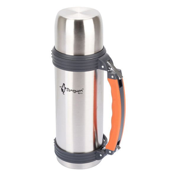 Avcı Termosu - 0.75 LT - Çift Kat Çelik - Penguen - İnox (PNG-3015)