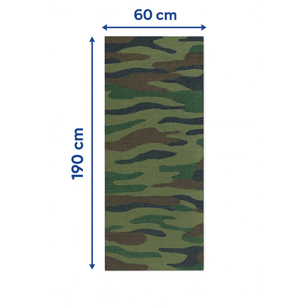 Kamp Matı - Argeus - 10mm Foam Mat - Kamuflaj - (60*190 cm)