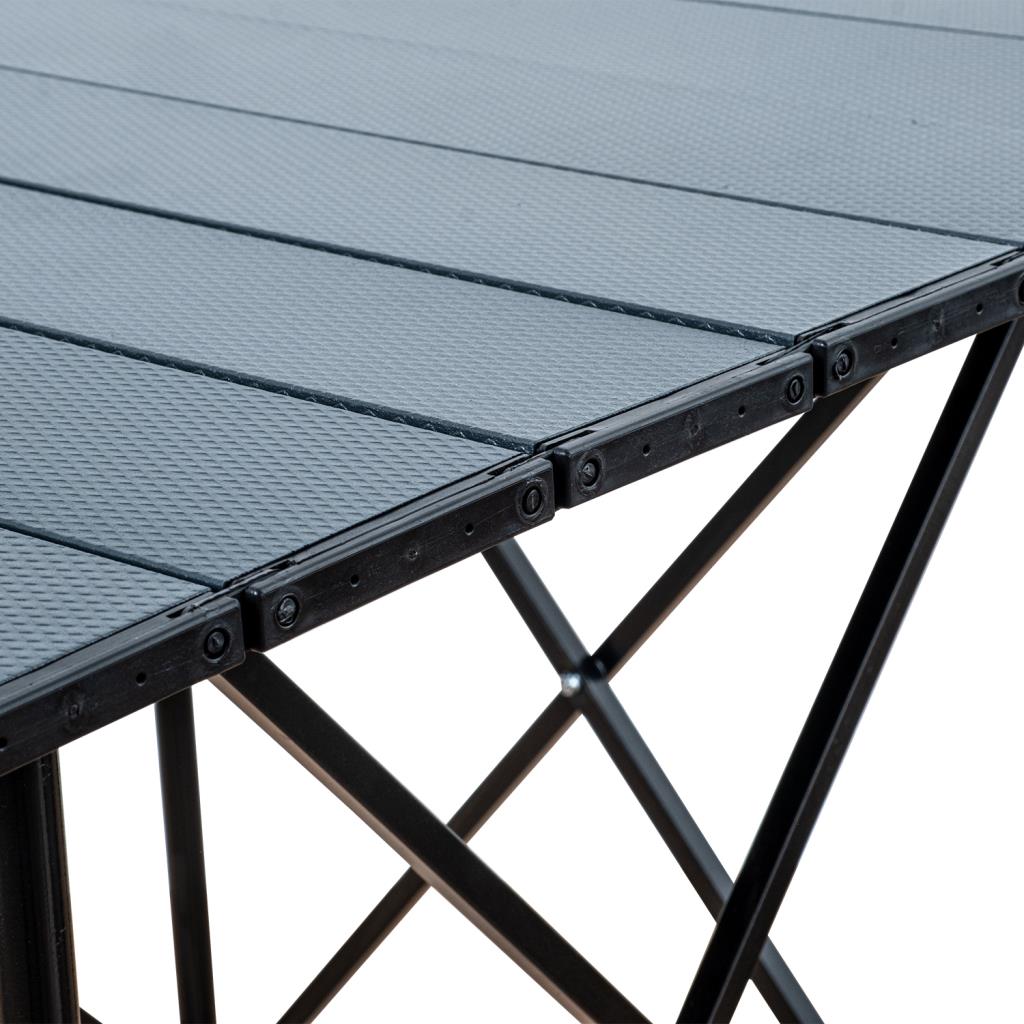 Katlanabilir Alüminyum Kamp ve Piknik Masası - Akordion - Antrasit - (54024)