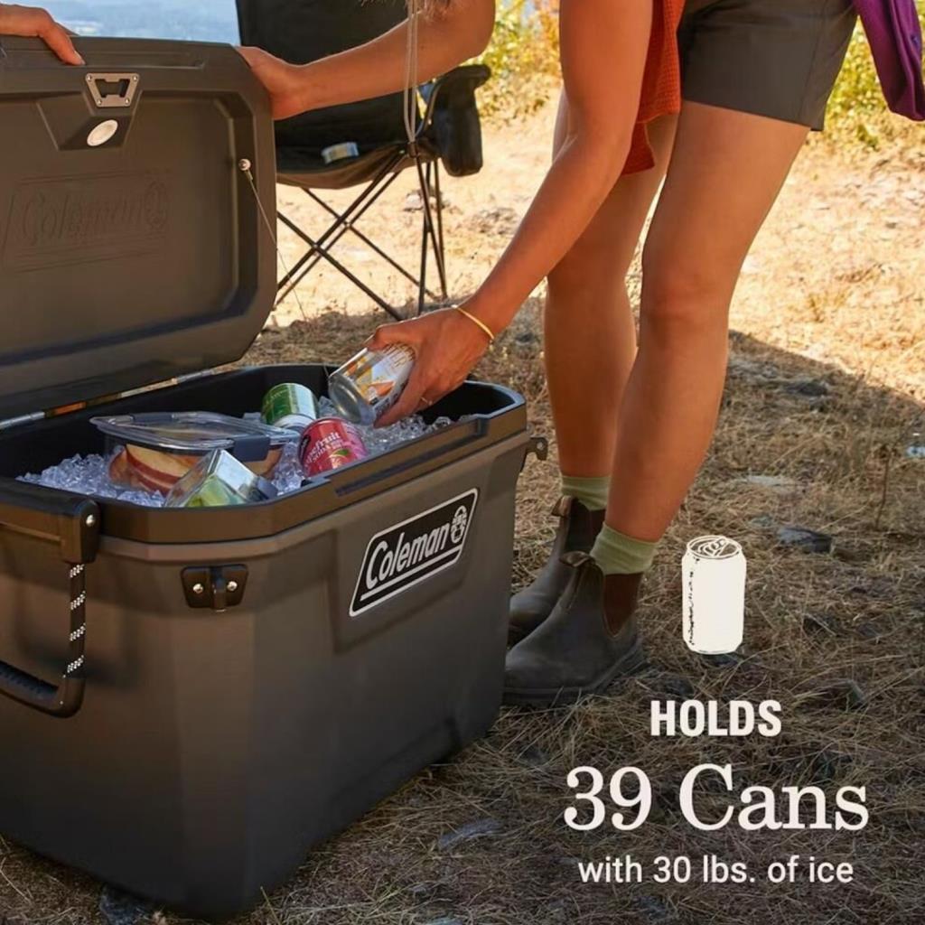 Soğutucu Buzluk - Coleman - Convoy 55 QT - 52 lt - Dark Storm