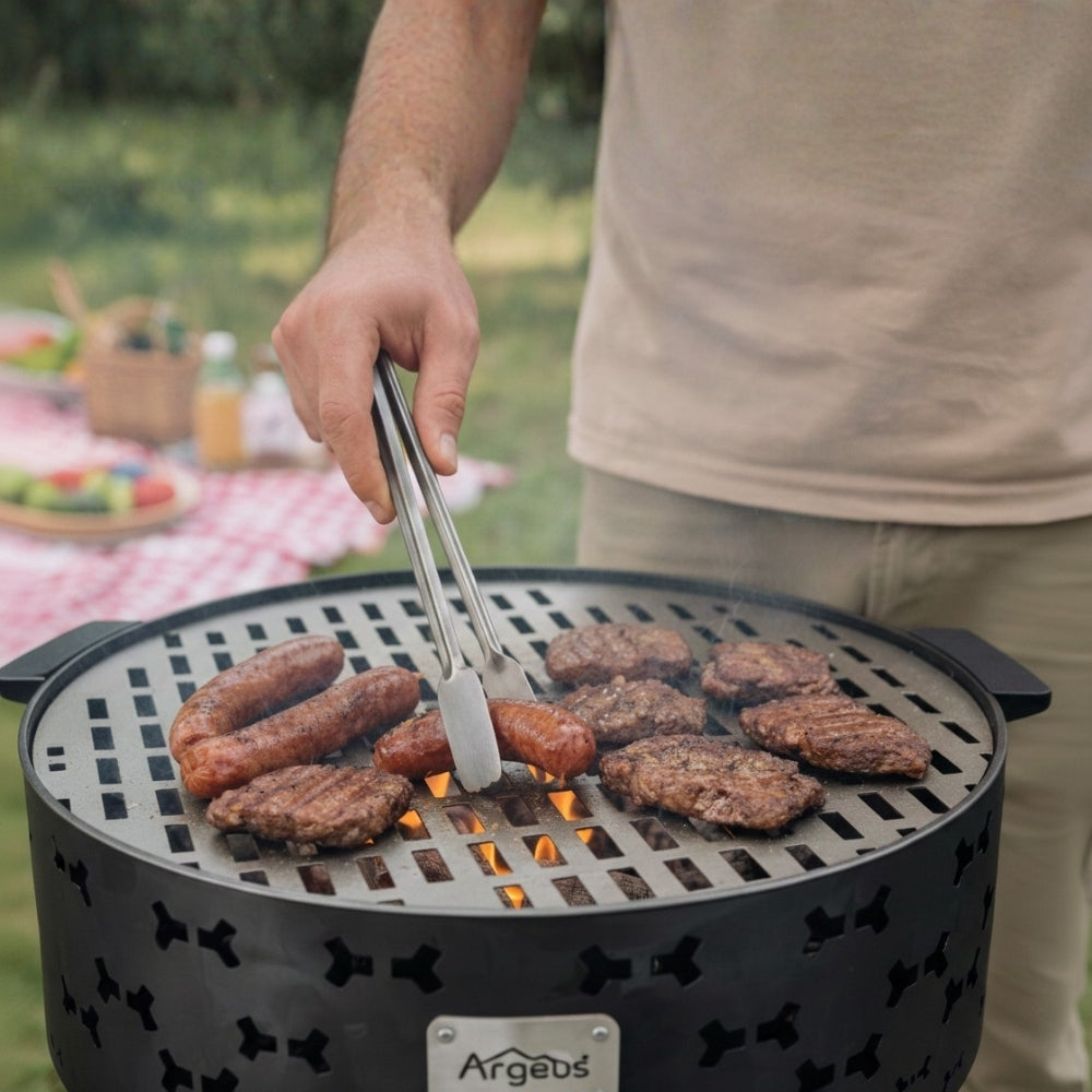 Taşınabilir Kömür Barbekü Mangal - Büyük - 44cm*13cm*67cm