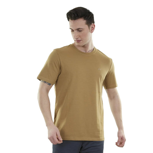 Alpinist Lucid Erkek Pamuklu T-Shirt Camel (600616)