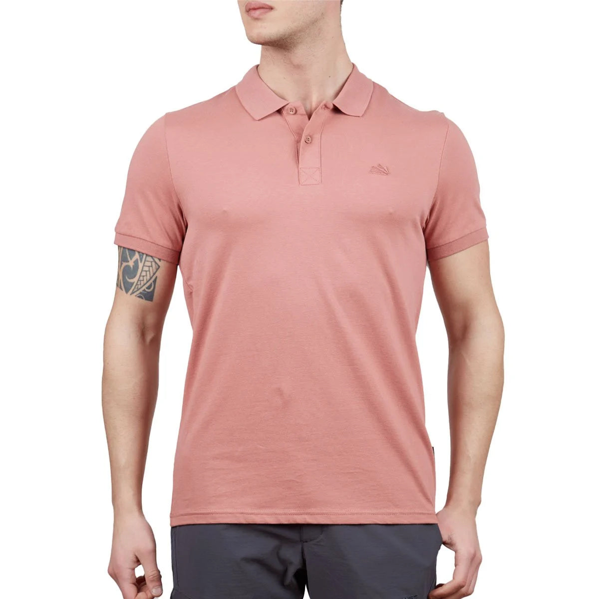 Alpinist Stratus Erkek Polo T-Shirt Gül Kurusu (600303)