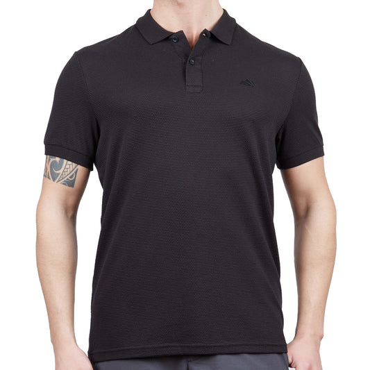 Alpinist Roc Erkek Polo T-Shirt Siyah (600603)