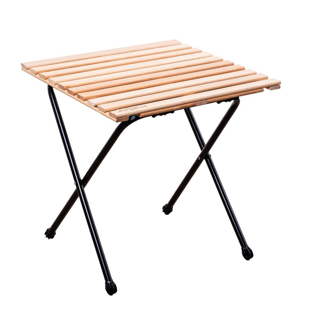 2 Adet Katlanır Kamp Sandalyesi ve Masa Seti - Rest - Haki - 130 KG Taşıma