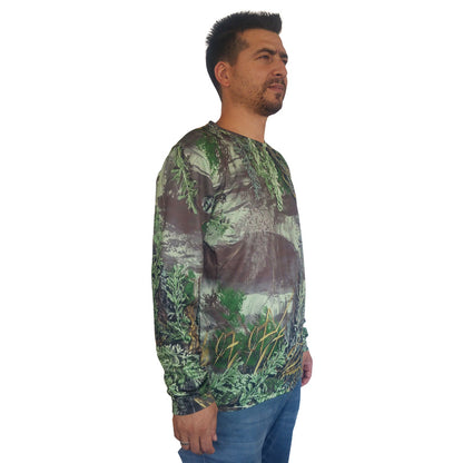 Antler 3D Adaçayı Desenli Micro Sweatshirt