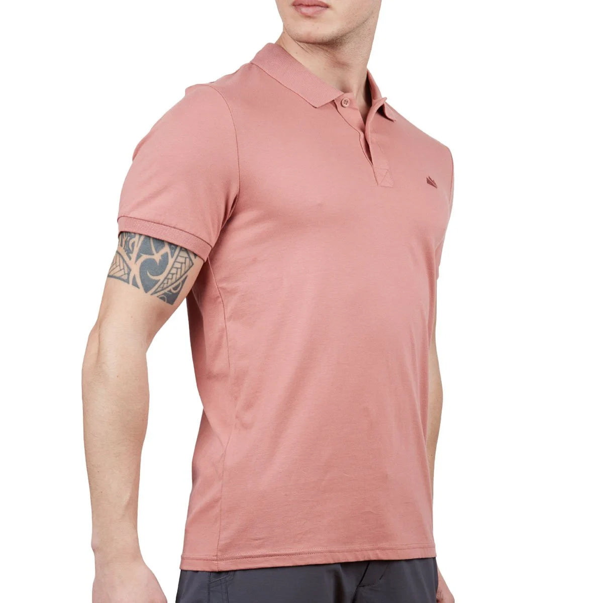 Alpinist Stratus Erkek Polo T-Shirt Gül Kurusu (600303)