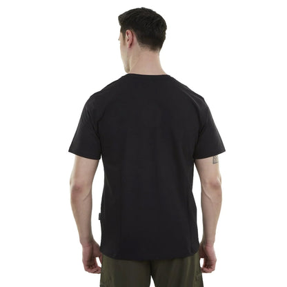 Alpinist Vortex Erkek T-Shirt Siyah