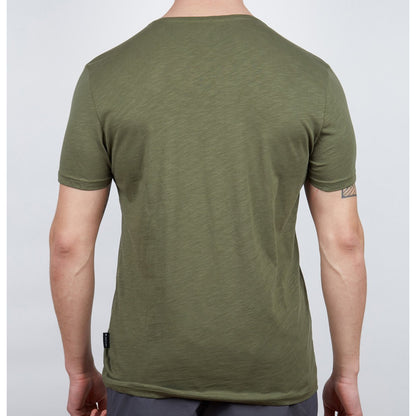 Alpinist Basic Erkek Pamuklu T-Shirt Haki (600400)