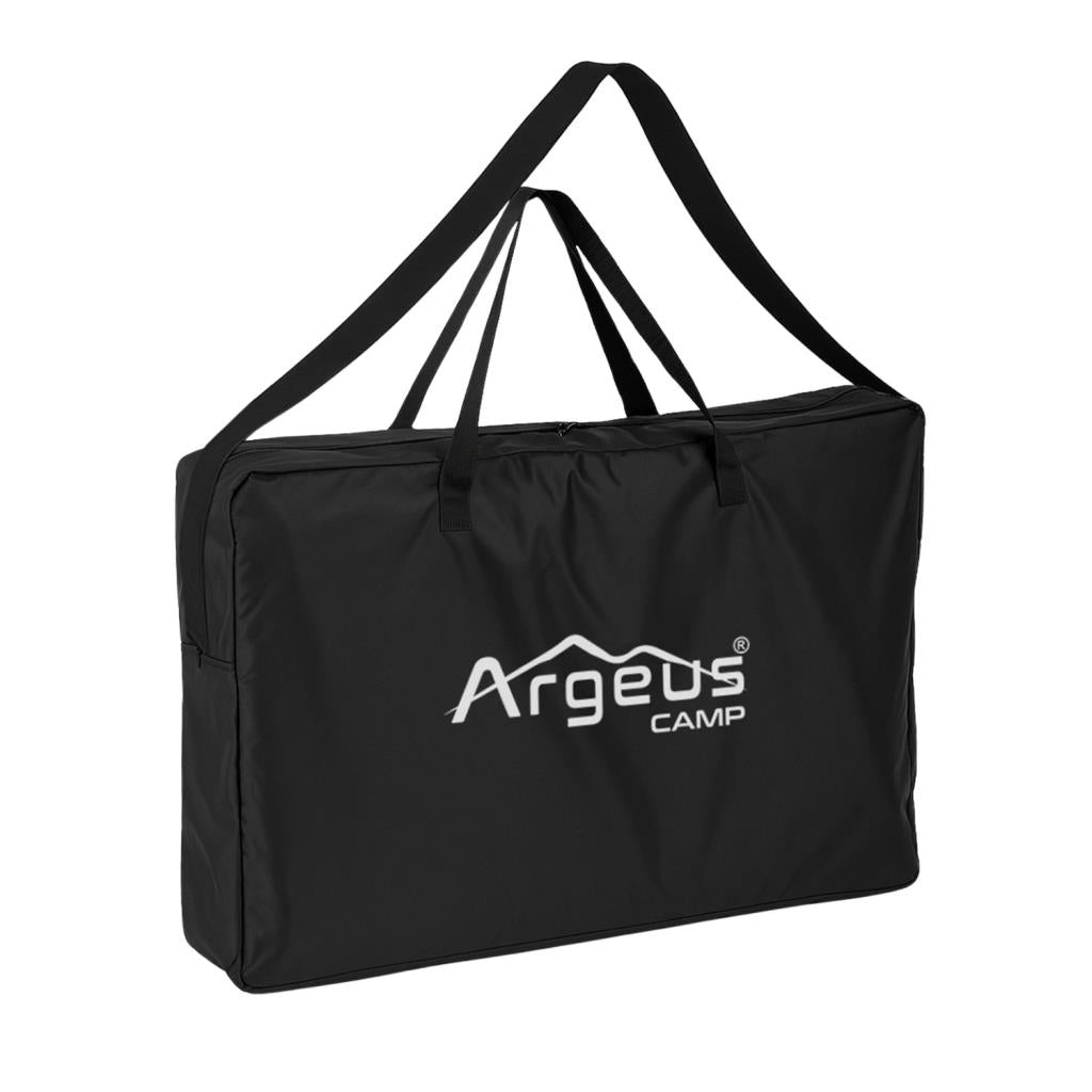 4 Adet Katlanır Kamp Sandalyesi ve Masa Seti - Rest - Taşıma Çantalı - Siyah - 130 KG Taşıma