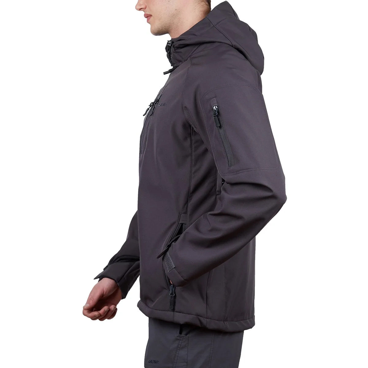 Alpinist Peak Softshell Erkek Outdoor Mont Antrasit (500401)