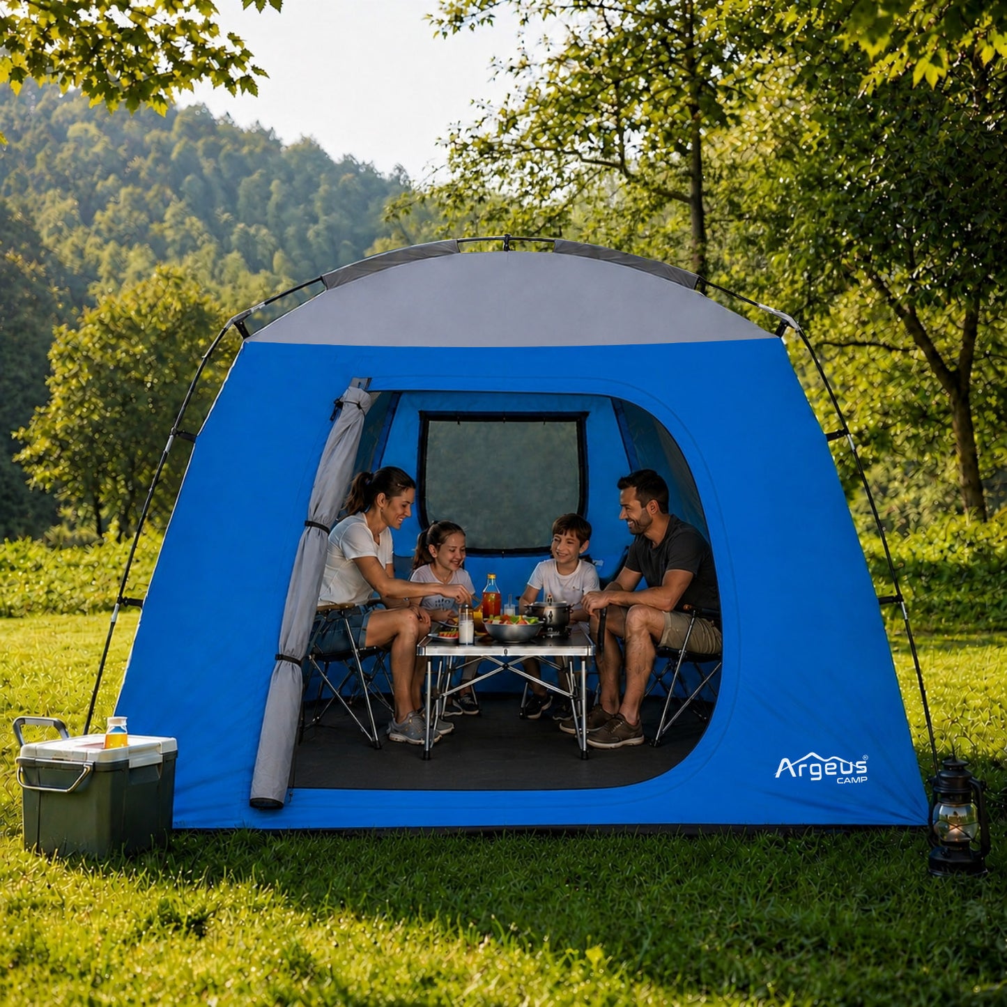 6 Kişilik Gazebo Kamp Gölgeliği - Kamp Çadırı - 270x270x180cm - Argeus Skydome