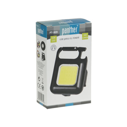 Panther Şarjlı Mıknatıslı COB LED Fener PT-909