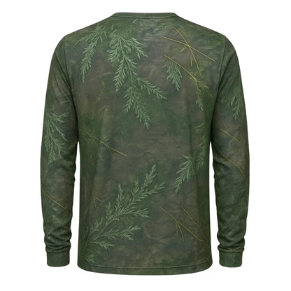 Adaçayı Orman Desenli Mikrofiber Sweatshirt - Avcı Sweatshirt - Hızlı Kurur