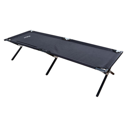 Argeus Katlanabilir Kamp Yatağı & Kampet Cepli Siyah