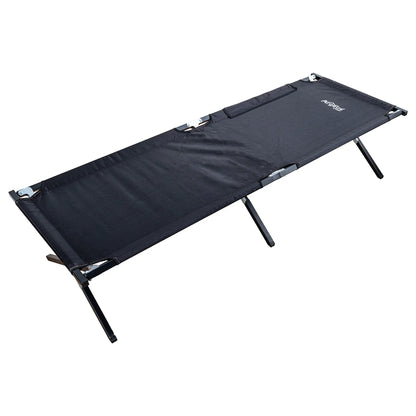 Argeus Katlanabilir Kamp Yatağı & Kampet Cepli Siyah