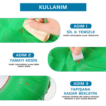 Argeus Kendinden Yapışkanlı Tamir Yaması Gri