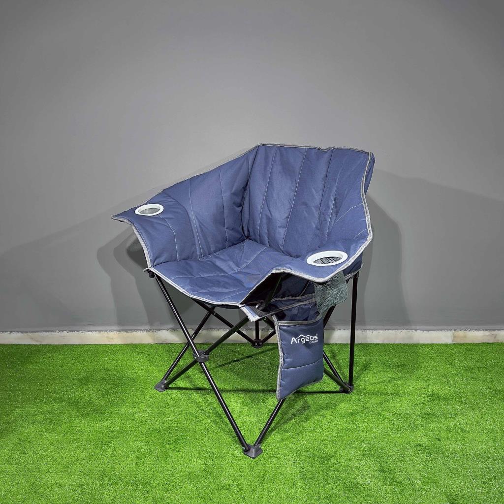 Argeus Nevgrande Comfort Katlanabilir Kamp Sandalyesi Lacivert