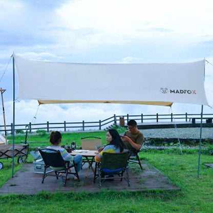 Çadır Brandası - Madfox - Güneş ve Rüzgar Koruma - OEM Kanvas Tarp 4*3 mt