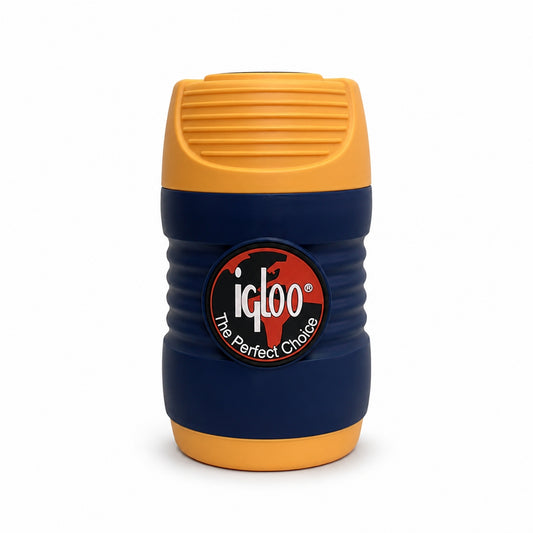 Cam Yemek Termosu - Isı Yalıtımlı - Igloo - 600 ml - Sarı/Lacivert - 200385