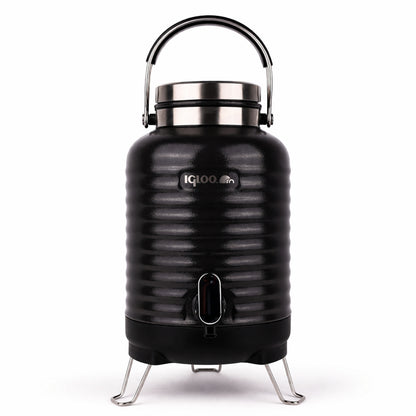 Çelik Family Termos - Igloo - Barrel - 5 lt - Siyah - 205865
