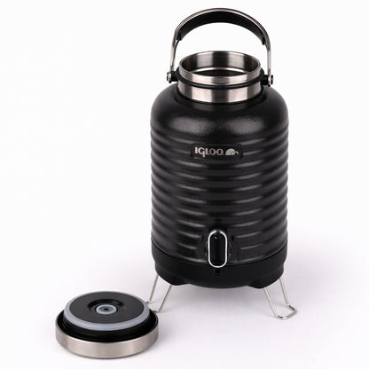 Çelik Family Termos - Igloo - Barrel - 5 lt - Siyah - 205865