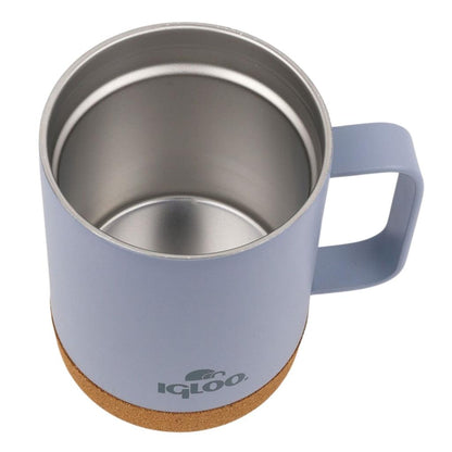 Çelik Mug Termos - Igloo - Cork - 350ml - Duman Mavi - 205696