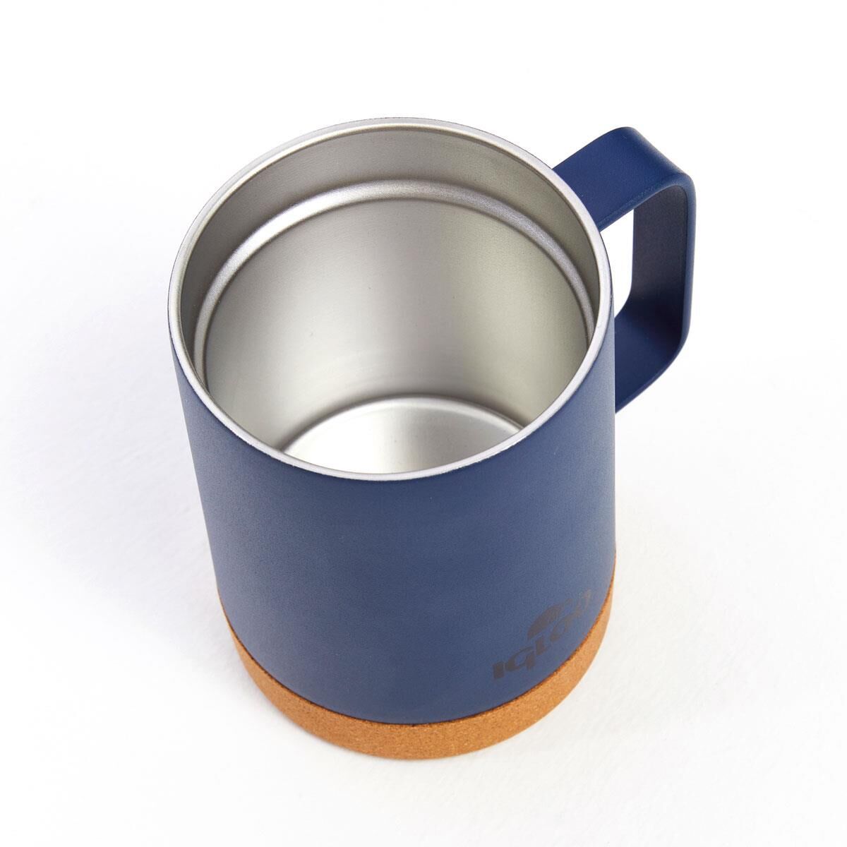 Çelik Mug Termos - Igloo - Cork - 350ml - Lacivert - 205696