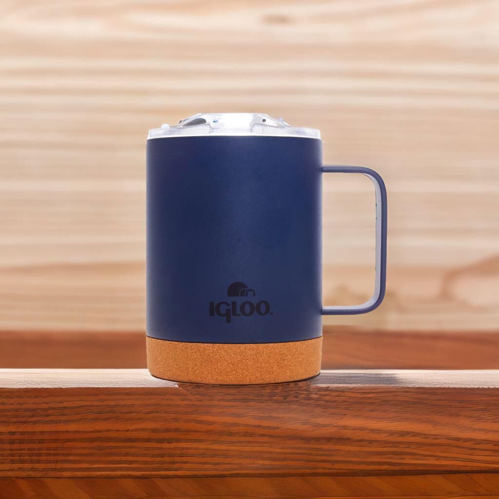Çelik Mug Termos - Igloo - Cork - 350ml - Lacivert - 205696