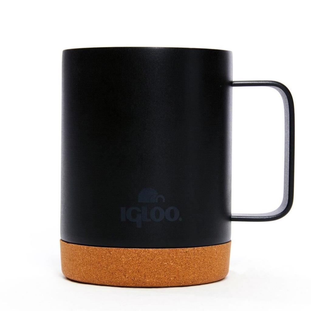 Çelik Mug Termos - Igloo - Cork - 350ml - Siyah - 205696