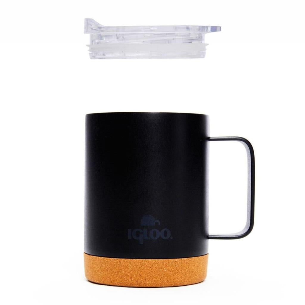 Çelik Mug Termos - Igloo - Cork - 350ml - Siyah - 205696