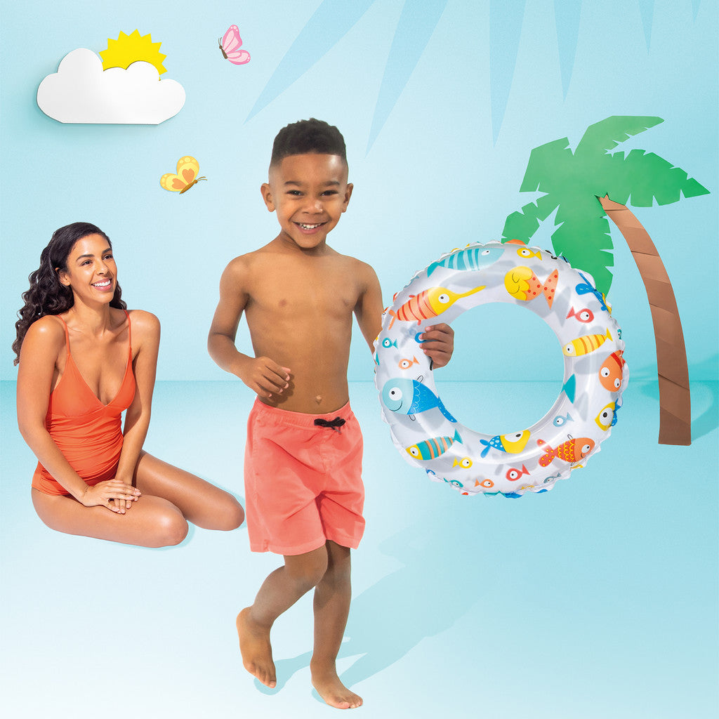 Çocuk Yüzme Simidi - Intex - Desenli - 51 cm (59230)