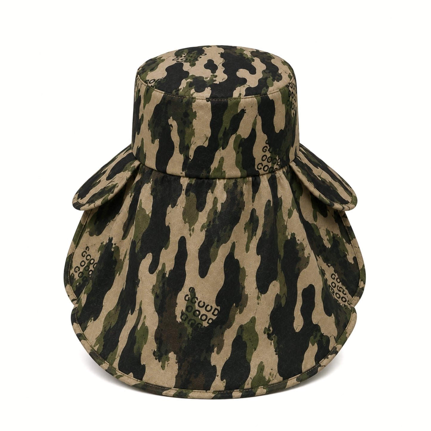 Ense Korumalı Outdoor Şapka - Maskeli - Kamuflaj (M-8)- Savex