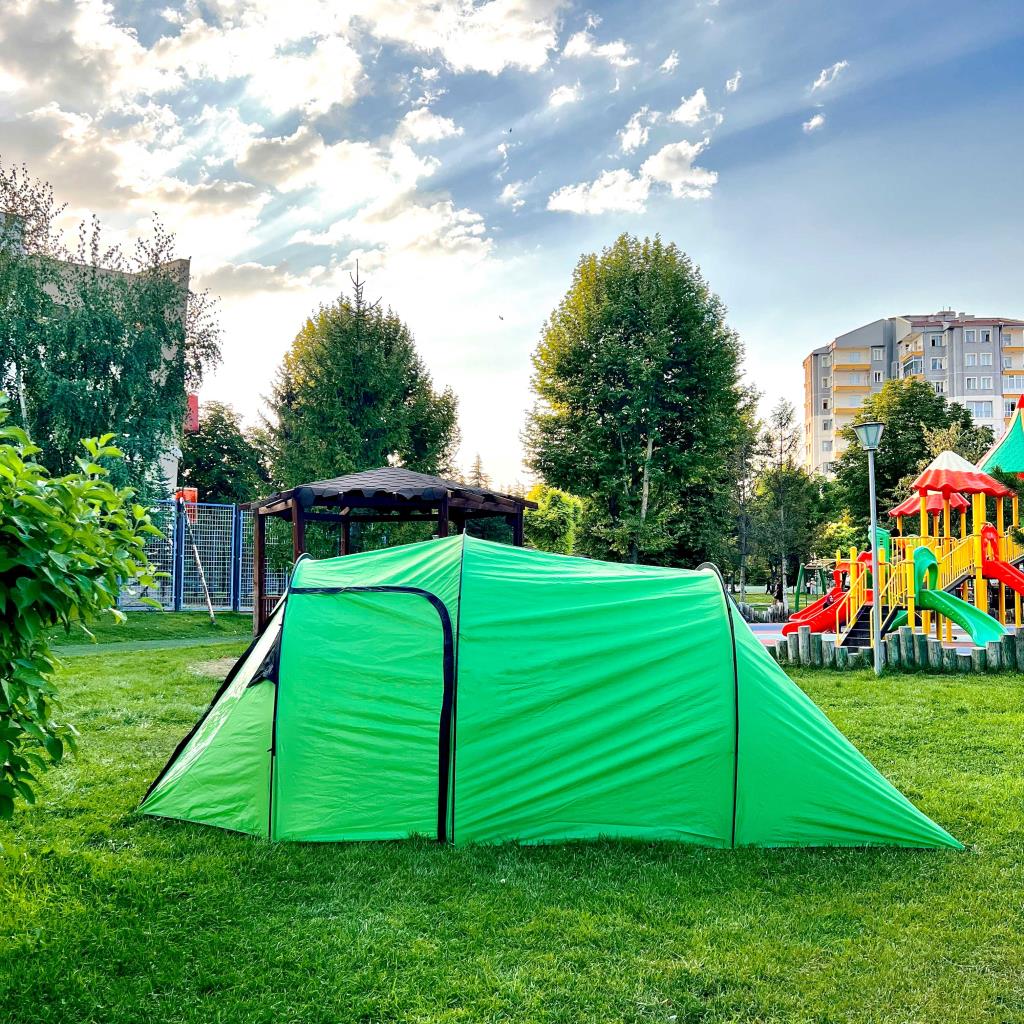 Family 4 Kişilik Çadır - Argeus - Çift Tenteli Çadır - Aile Çadırı - ARG-202 - Geniş Bagajlı