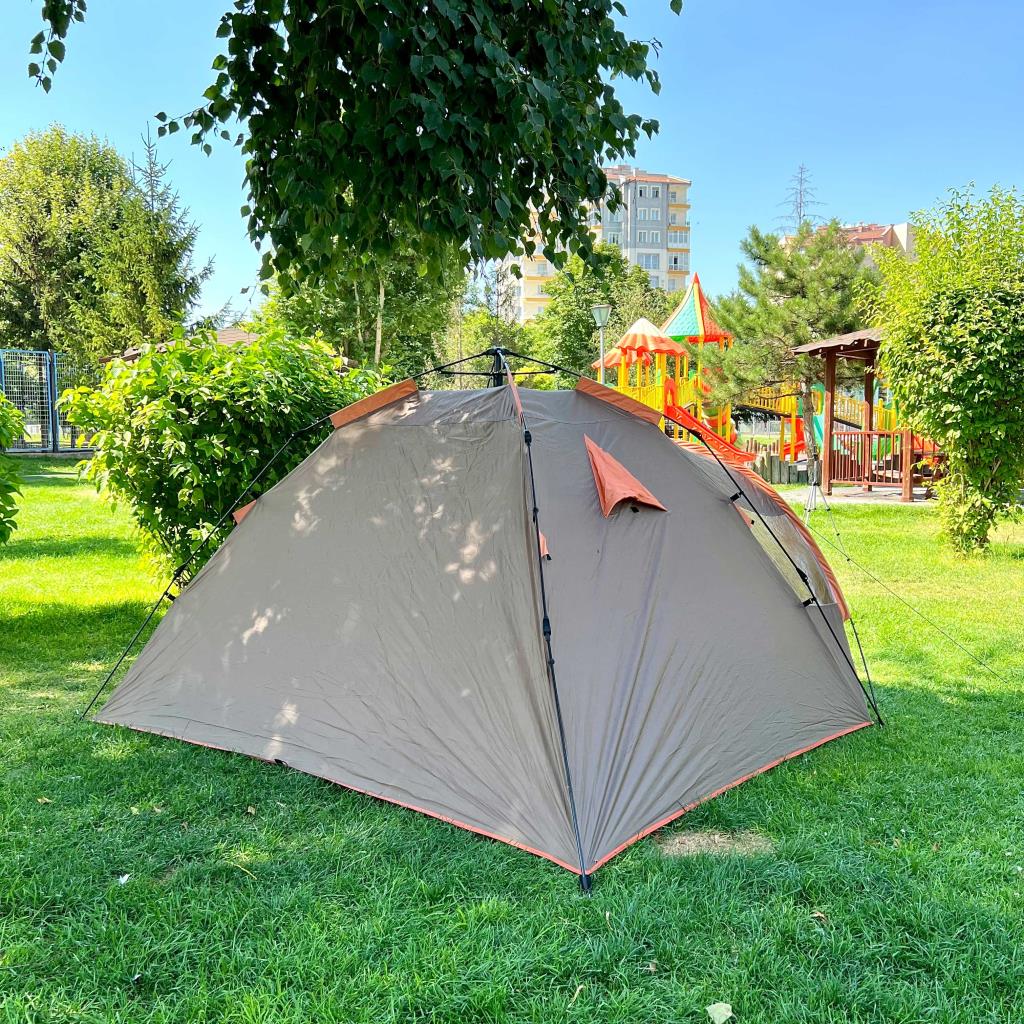 Iglo 4 Kişilik Çadır Argeus - Bagajlı Çift Tenteli -  Otomatik Kurulum - ARG-204 - 4 Mevsim