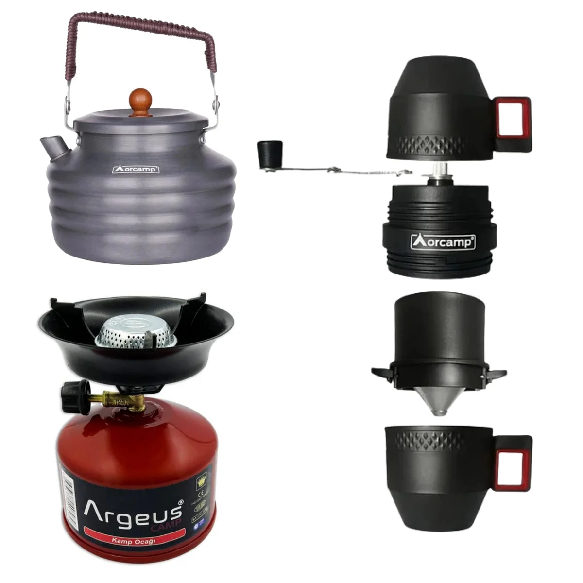 Kahve Tutkunlarına Özel 3’lü Kamp Hediye Seti