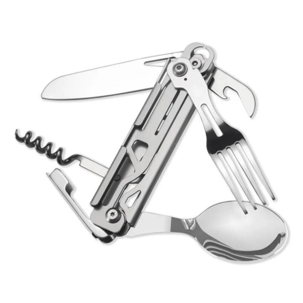 Kamp Çatal&Kaşık&Bıçak Tirbüşon Set - Grand Harvest - GHKS002