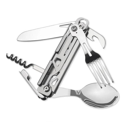 Kamp Çatal&Kaşık&Bıçak Tirbüşon Set - Grand Harvest - GHKS002