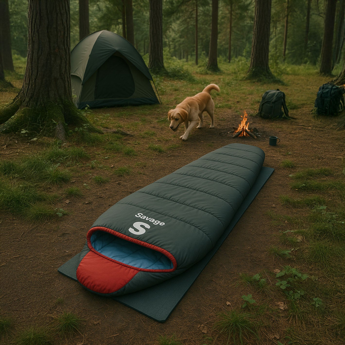 Kamp Matı -  Argeus - 10mm Foam Mat - Gri - (60*190 cm)
