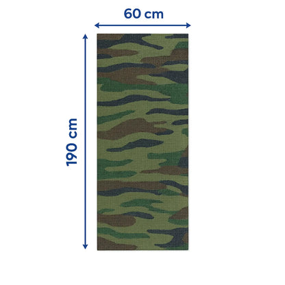 Kamp Matı -  Argeus - 10mm Foam Mat - Kamuflaj - (60*190 cm)