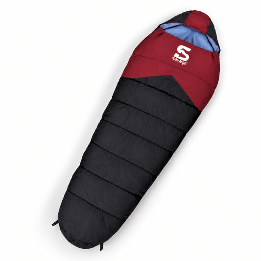 Kamp Uyku Tulumu - Peak - Bordo - Extreme -35C° - Savage YS-535