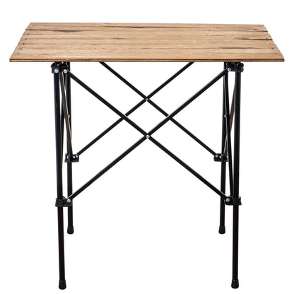 Katlanabilir Ahşap Kamp ve Piknik Masası - Akordion - (54023)