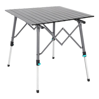 Katlanabilir Alüminyum Kamp Masası - Akordion - Madfox Skylite - Siyah - 546249
