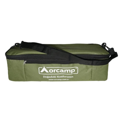 Katlanabilir Ayaklı İkili Yer Tipi Kamp Ocak - Çantalı (K-629)