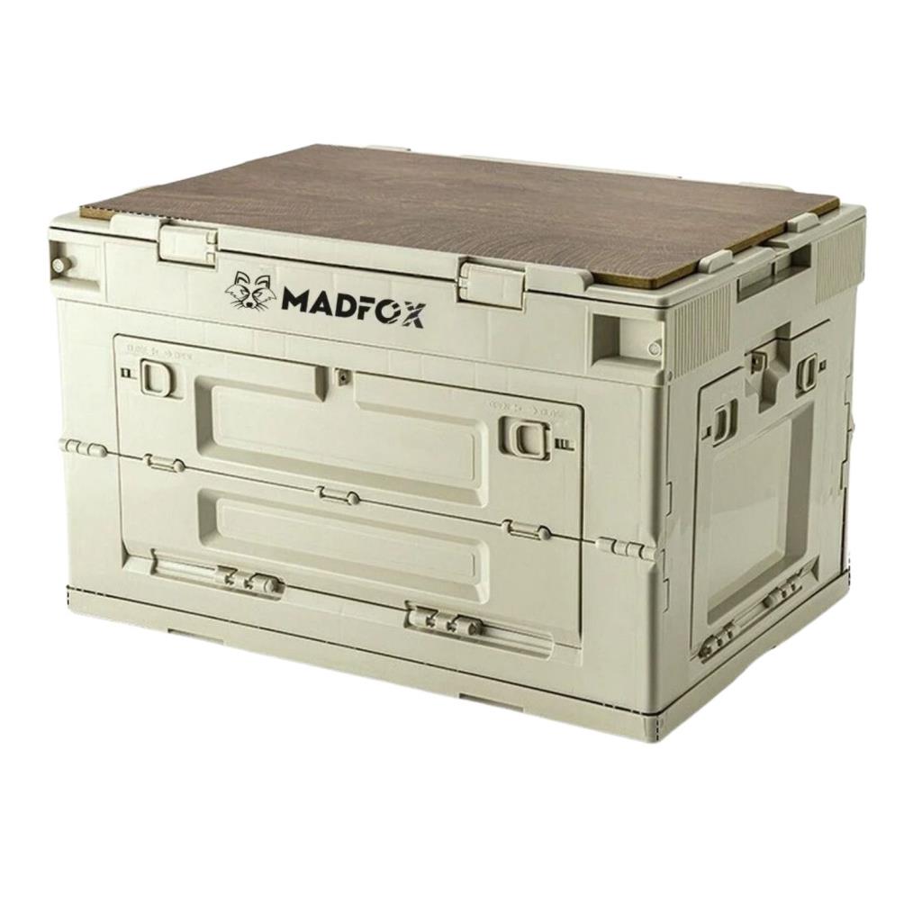 Katlanabilir Kamp Saklama Kutusu - 60  LT - Madfox - Haki - 547304