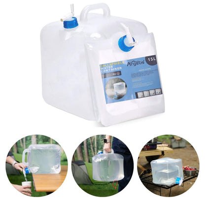 Katlanabilir Musluklu Su Bidonu - 12 Litre - Su Sebili - Argeus