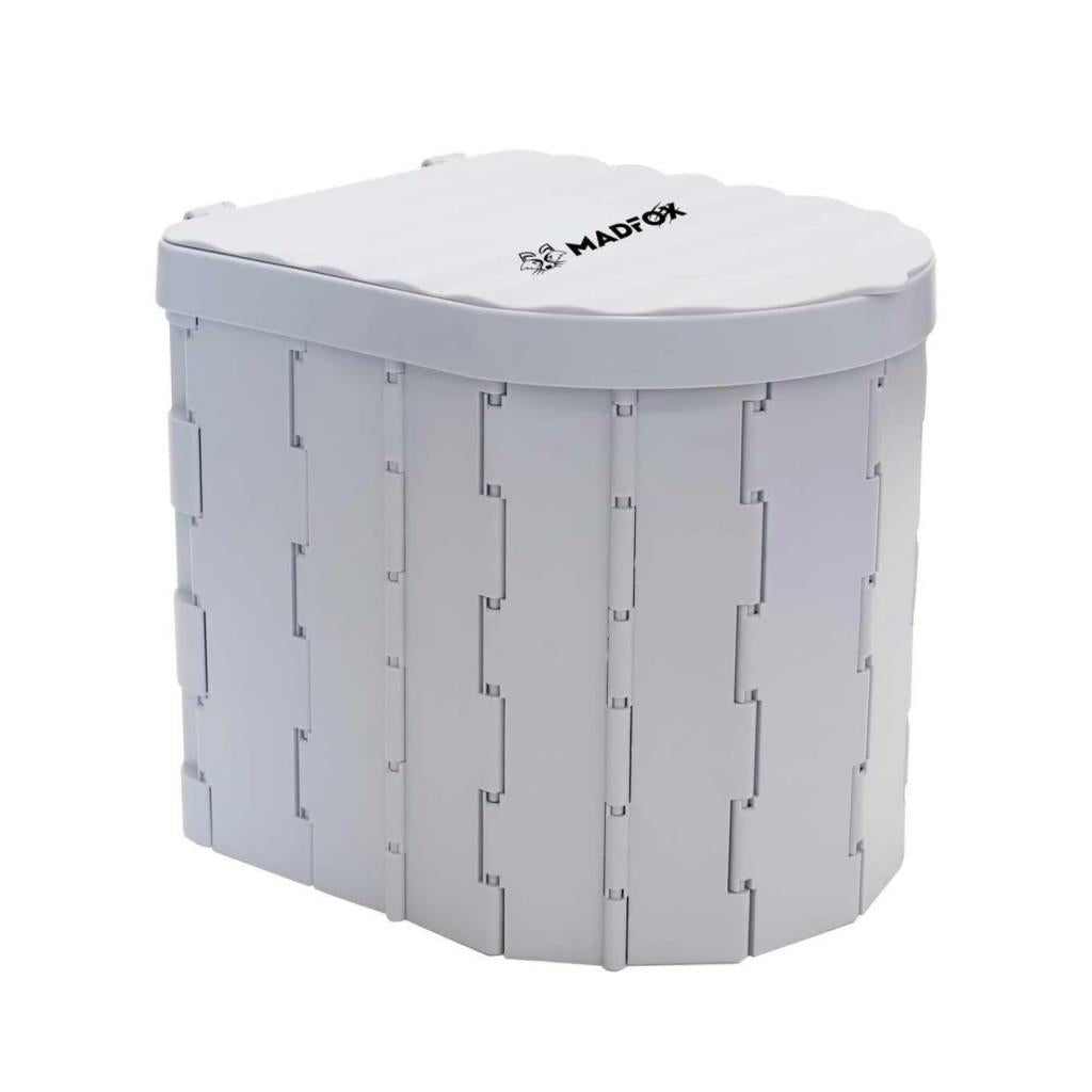 Katlanabilir Portatif Kamp Tuvaleti - Madfox Bi-Pot - Gri - 547218