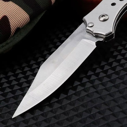 Katlanır Cep Çakısı - Ahşap Saplı - SDR-097 - Kahverengi