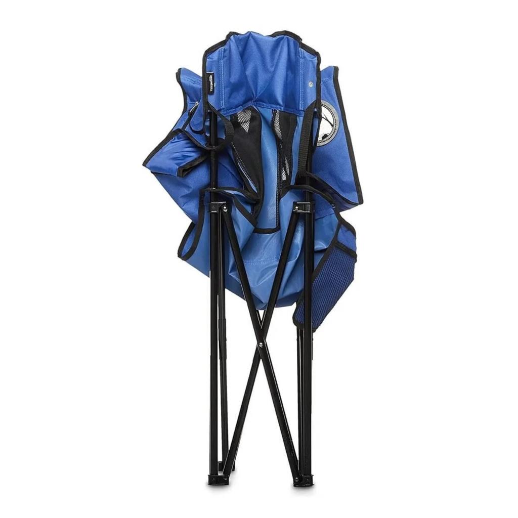 Katlanır Kamp Piknik Sandalyesi - Madfox Beacon - Bardaklıklı - Mavi - 547286 - Taşıma Çantalı